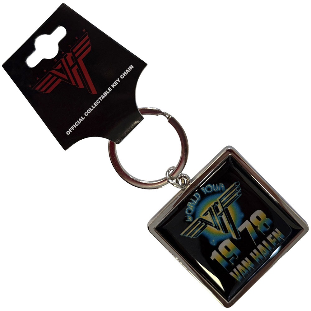 Van Halen - World Tour '78 Sleutelhanger - Zwart
